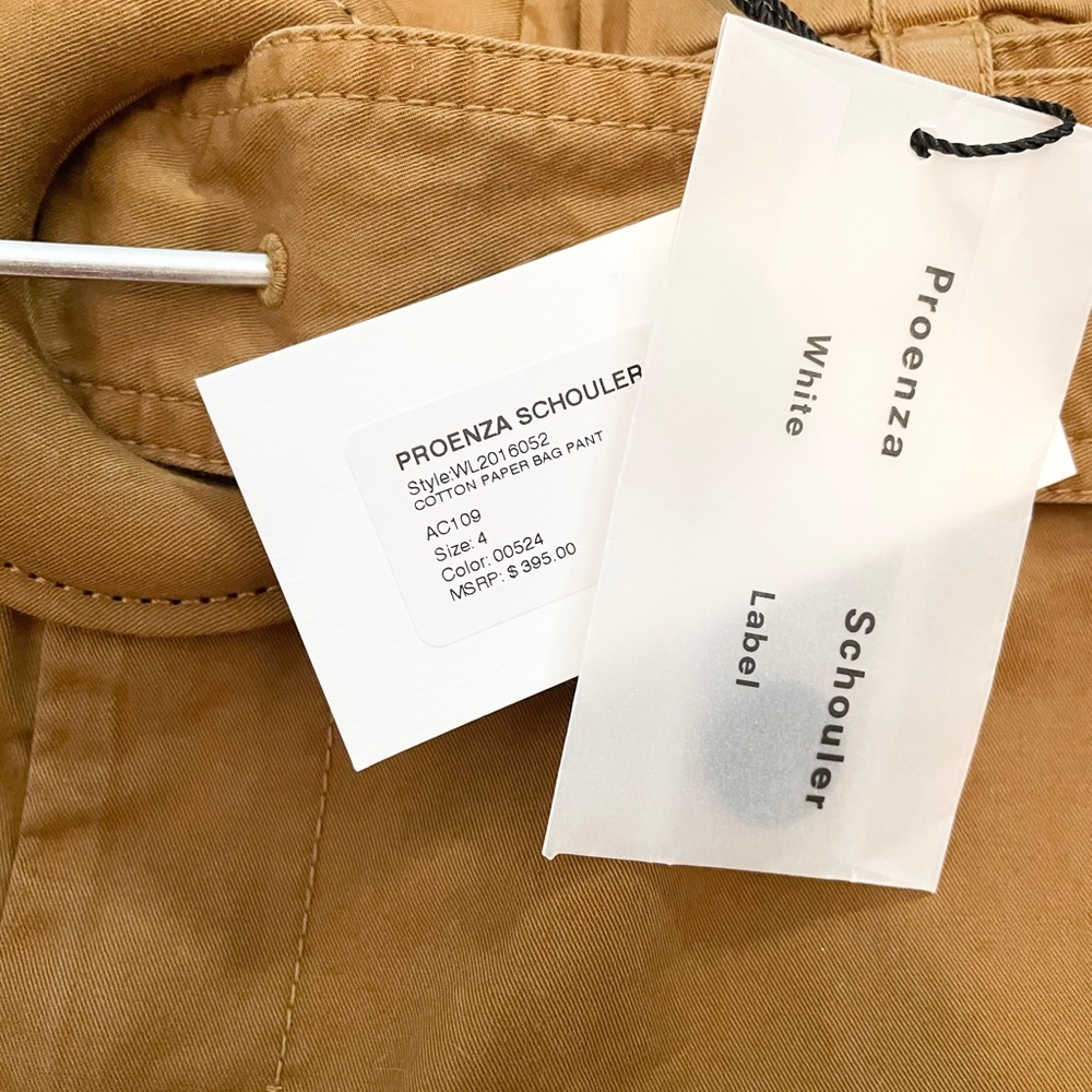 Proenza Schouler White Label Paper Bag Pants - Picture 14 of 16